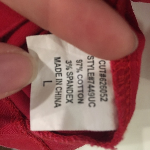 Heart Soul Red belted blazer jr Large - Picture 5 of 5